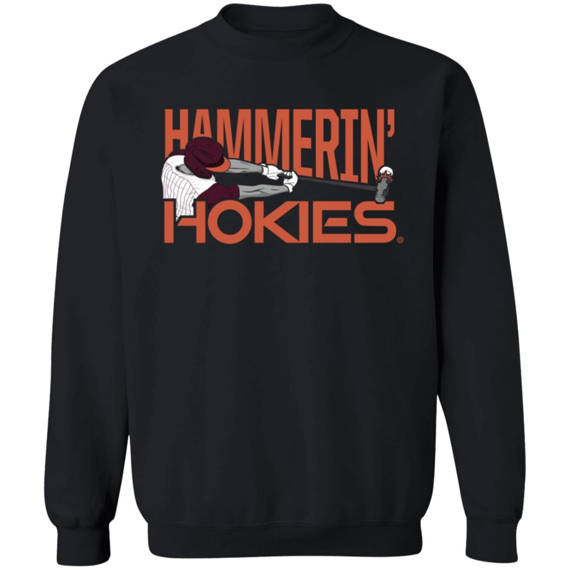 Hammerin' Hokies Shirt Virginia Tech Baseball The Hammerin' Hokies Shirt - Teechipus