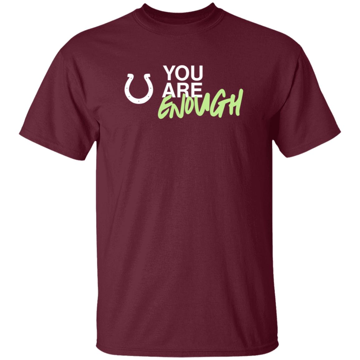 Indianapolis Colts You Are Enough Shirt You Are Enough Shirt Hoodie Sweatshirt - Teechipus