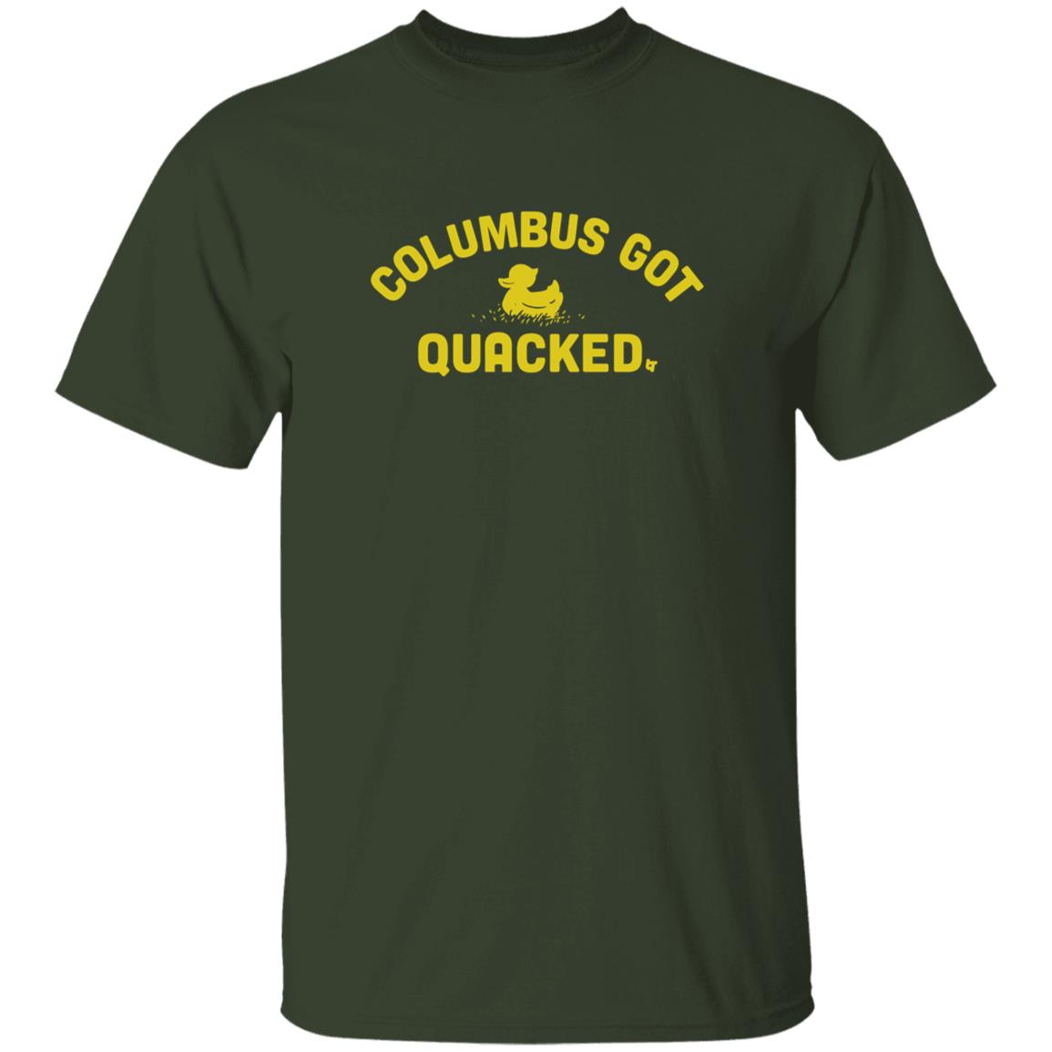 Columbus Got Quacked Shirt Breakingt Shop Columbus Got Quacked Shirt Oregon Ducks - Teechipus