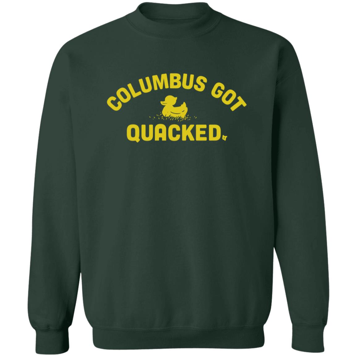 Columbus Got Quacked Shirt Breakingt Shop Columbus Got Quacked Shirt Oregon Ducks - Teechipus