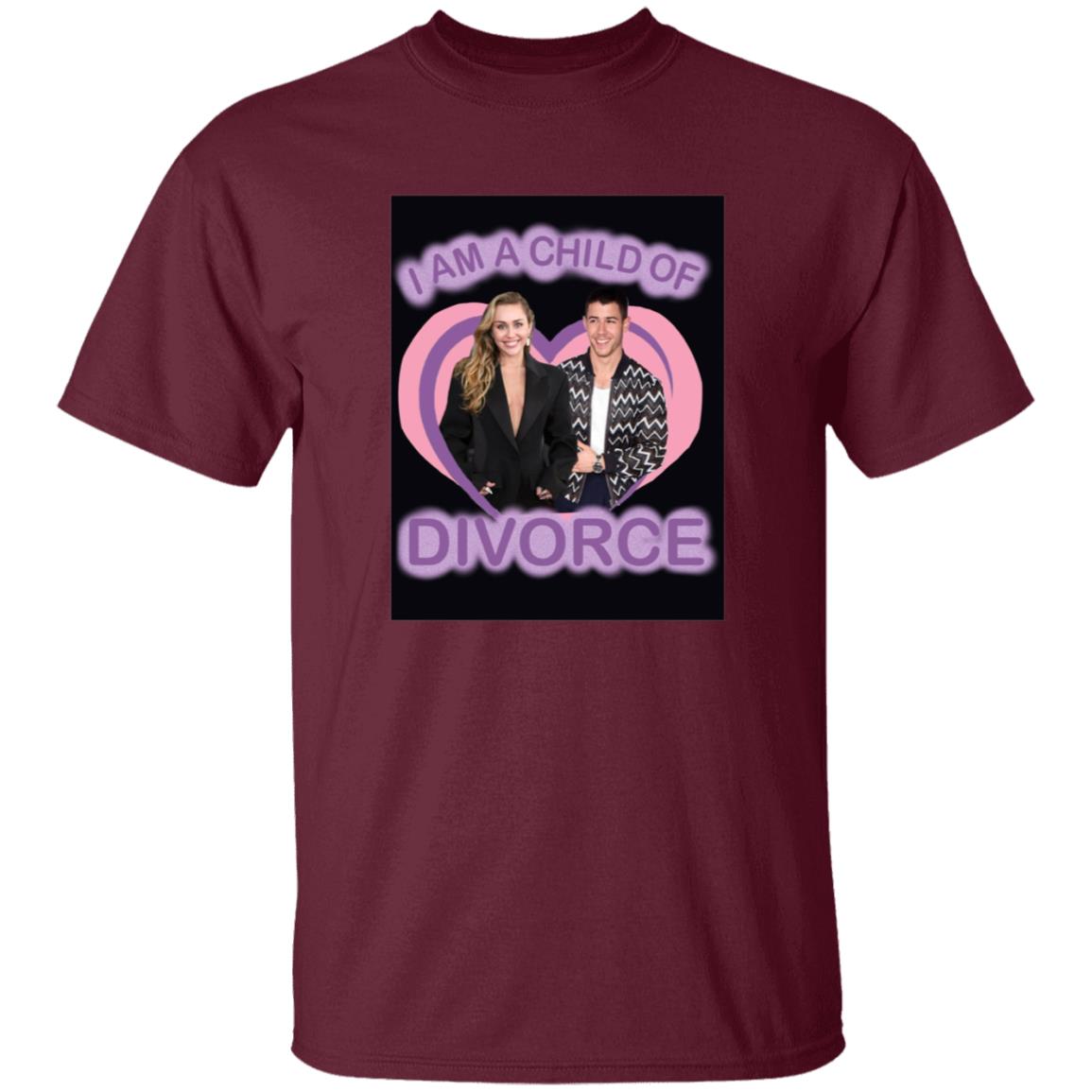 Nick Jonas X Miley Ray Cyrus I Am A Child Of Divorce Shirt Kayla Shirt Hoodie Sweatshirt - Teechipus