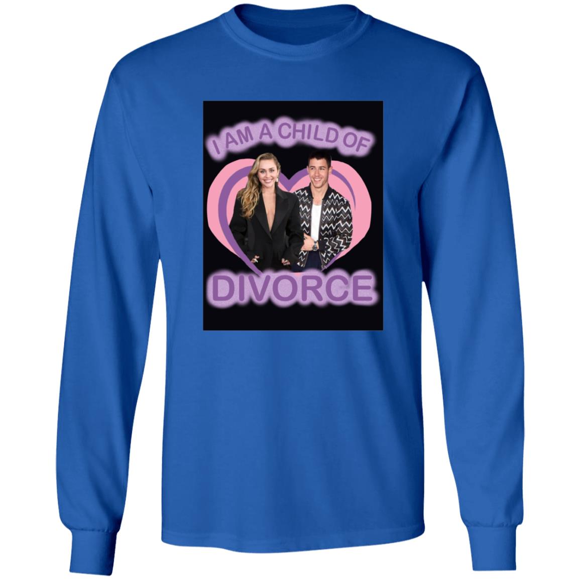 Nick Jonas X Miley Ray Cyrus I Am A Child Of Divorce Shirt Kayla Shirt Hoodie Sweatshirt - Teechipus