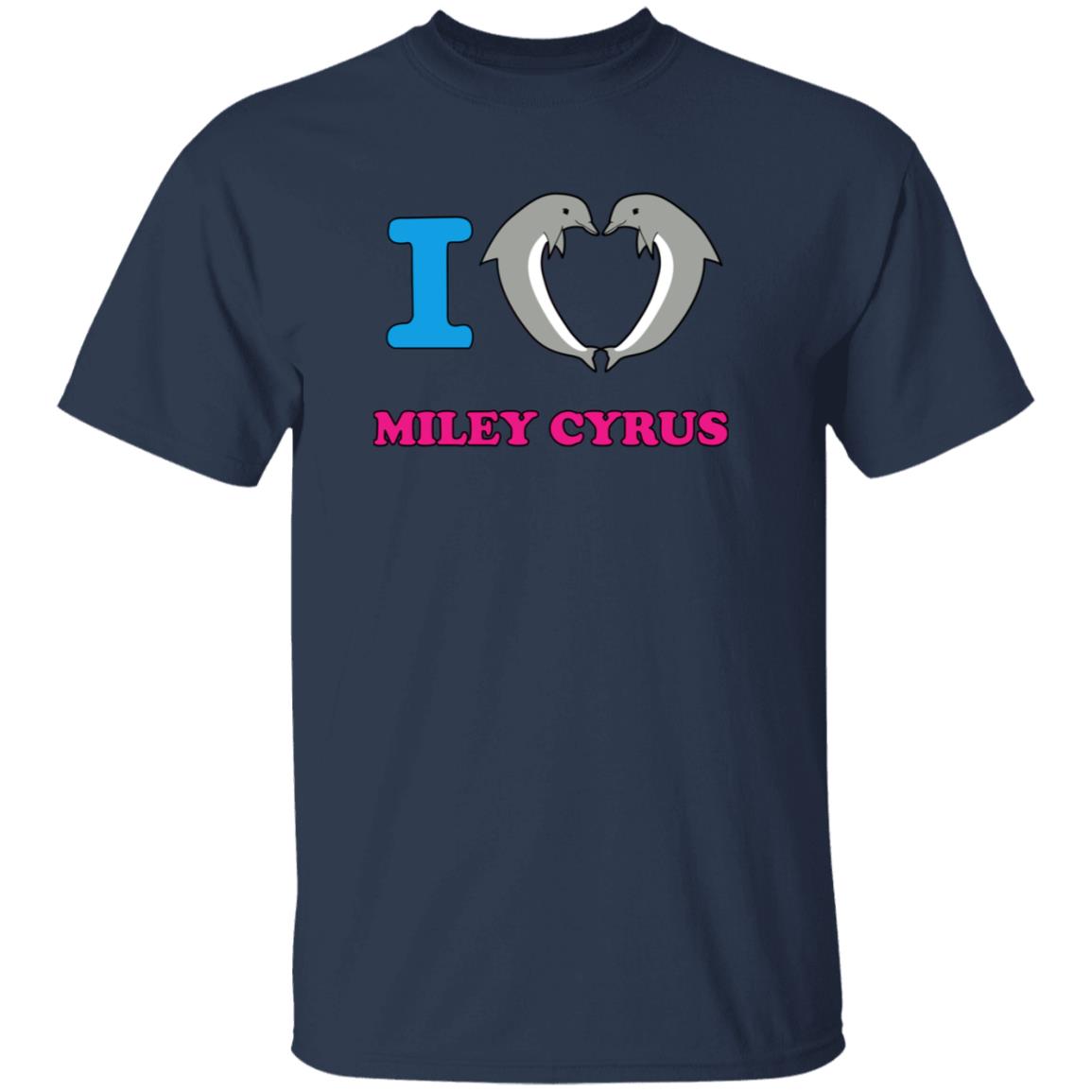 I Love Miley Cyrus Shirt Aron Piper - Teechipus