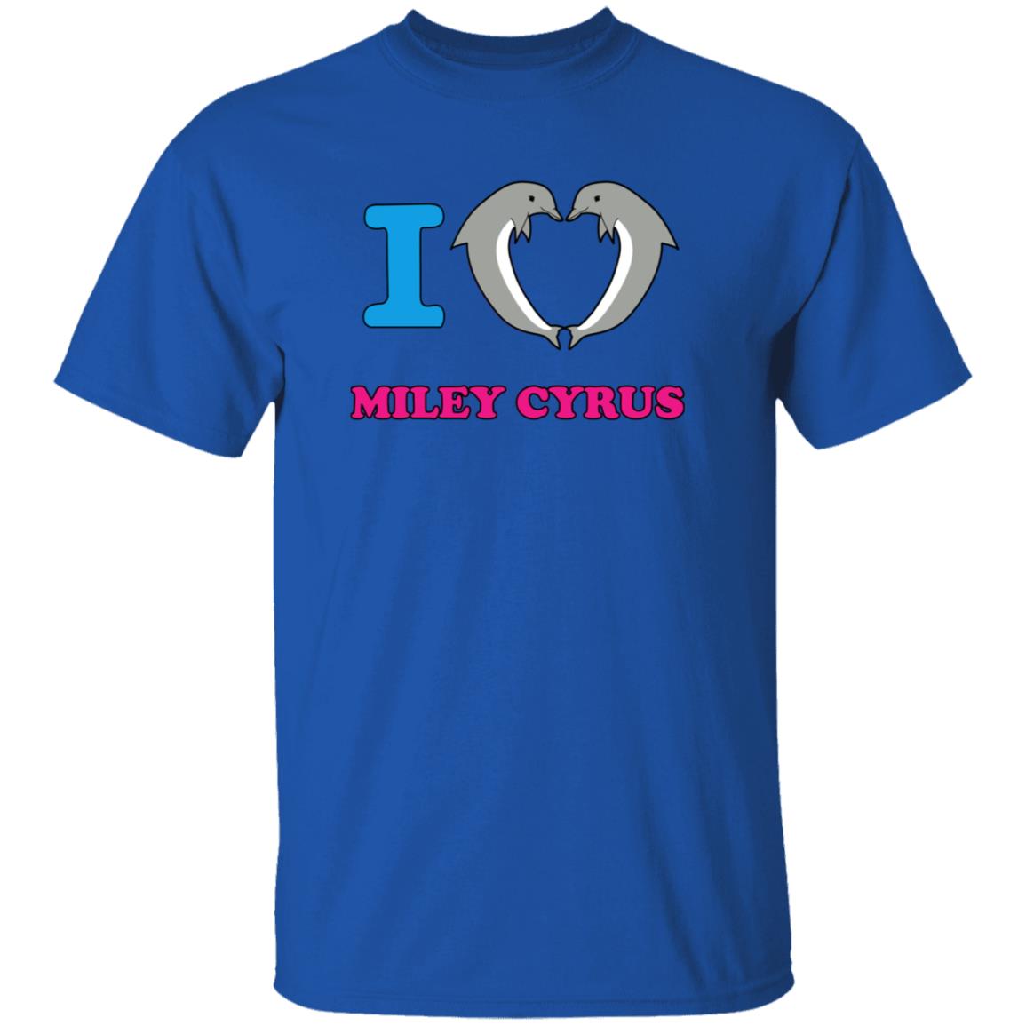 I Love Miley Cyrus Shirt Aron Piper - Teechipus