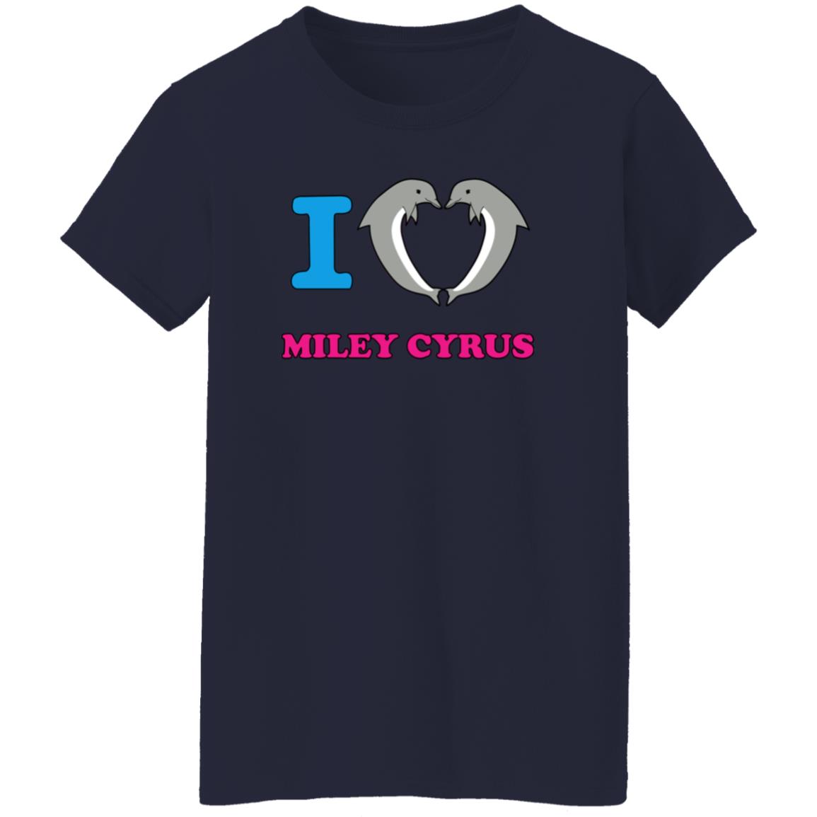 I Love Miley Cyrus Shirt Aron Piper - Teechipus