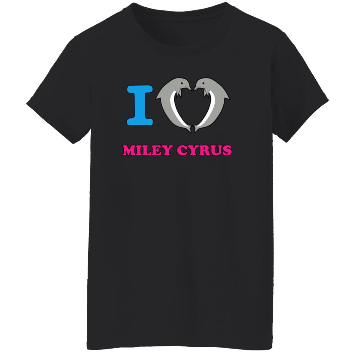 I Love Miley Cyrus Shirt Aron Piper - Teechipus