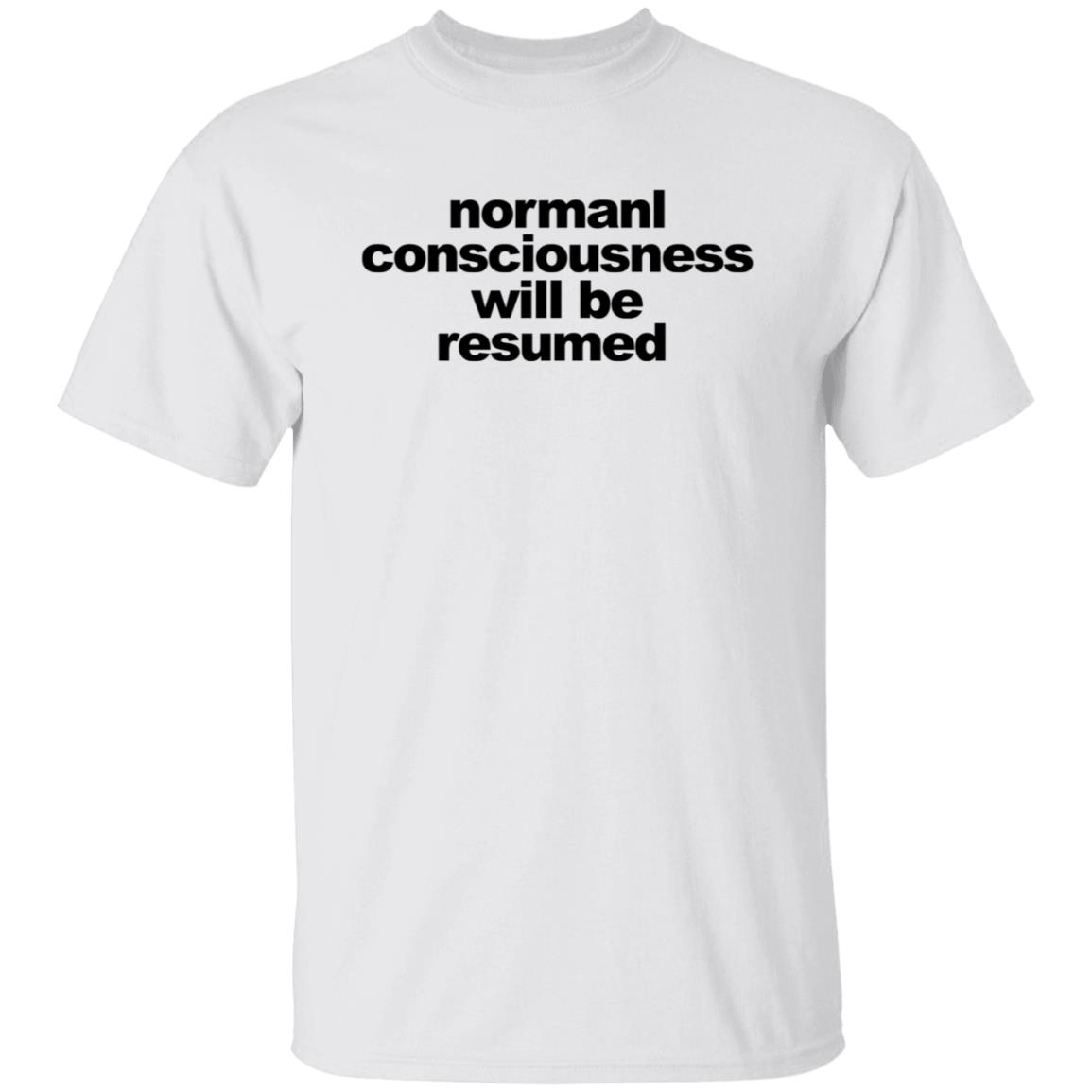 Normal Consciousness Will Be Resumed Shirt Lesley-Ann Brandt Lucifer shirt - Teechipus