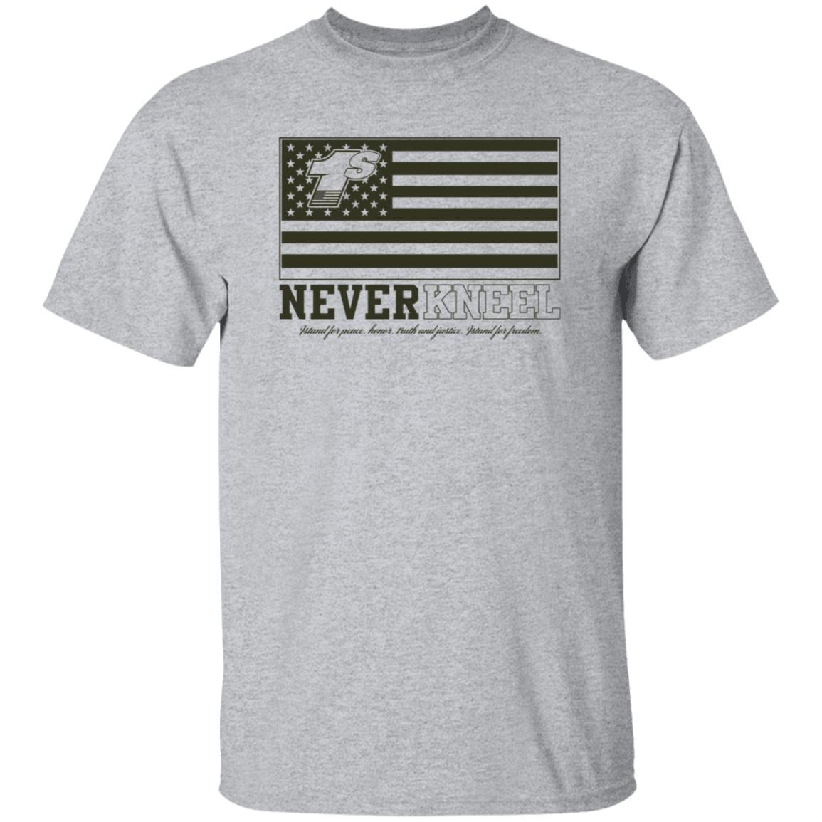 Never Kneel 1S Sport Tek Shirt Sharkracing1 Store Never Kneel 1S Sport Tek Shirt Hoodie Sweatshirt - Teechipus