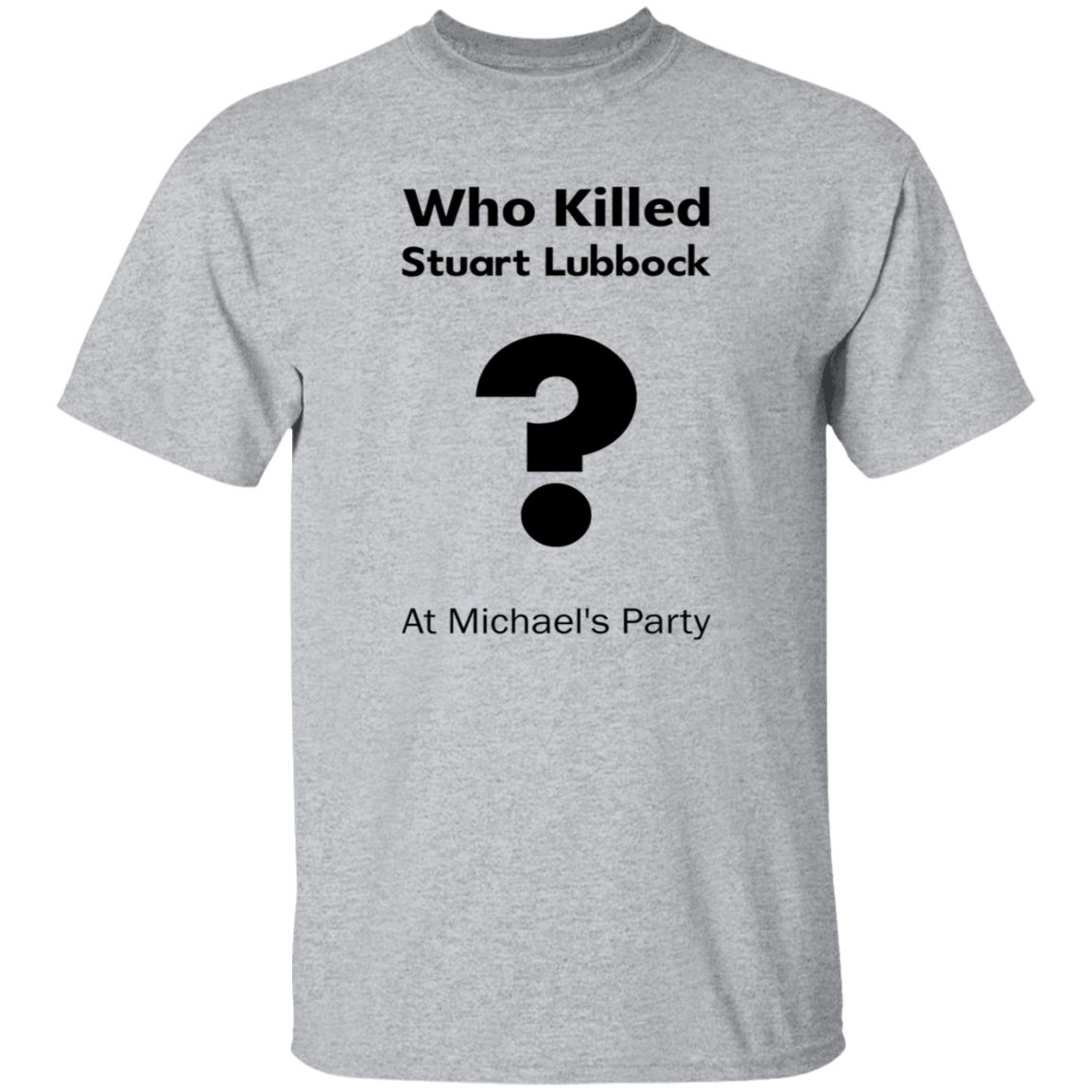 Who Killed Stuart Lubbock At Michael's Party Shirt Terry Lubbock holds the IPCC report Shirt Hoodie - Teechipus