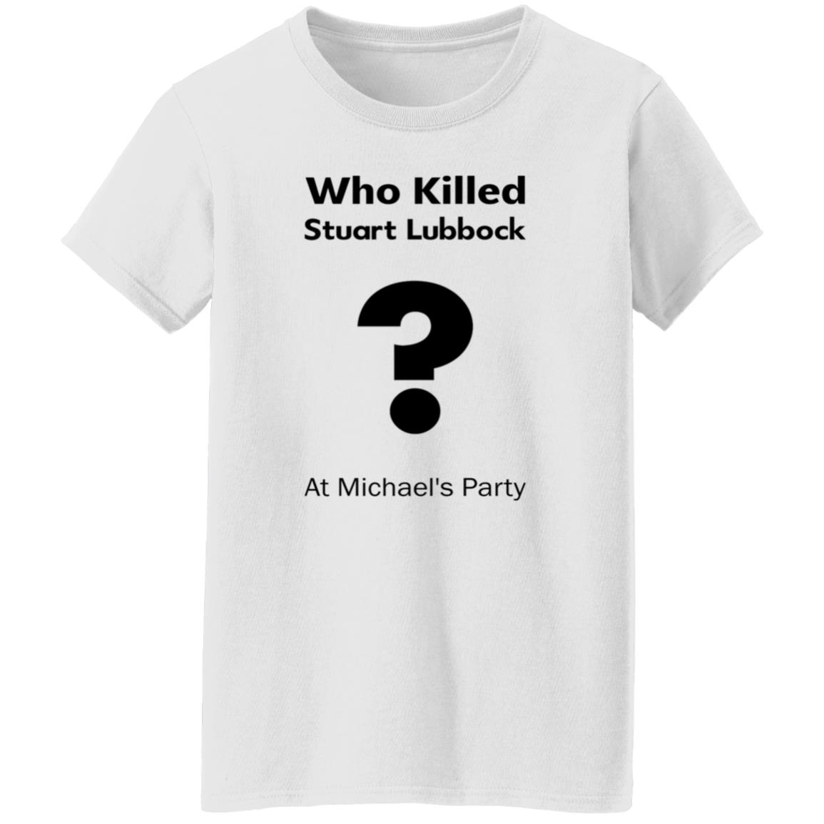 Who Killed Stuart Lubbock At Michael's Party Shirt Terry Lubbock holds the IPCC report Shirt Hoodie - Teechipus