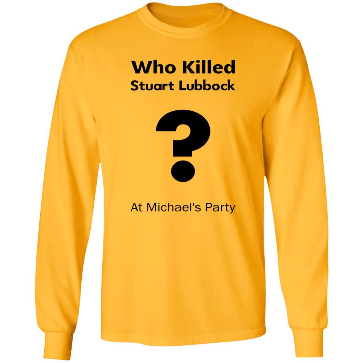 Who Killed Stuart Lubbock At Michael's Party Shirt Terry Lubbock holds the IPCC report Shirt Hoodie - Teechipus
