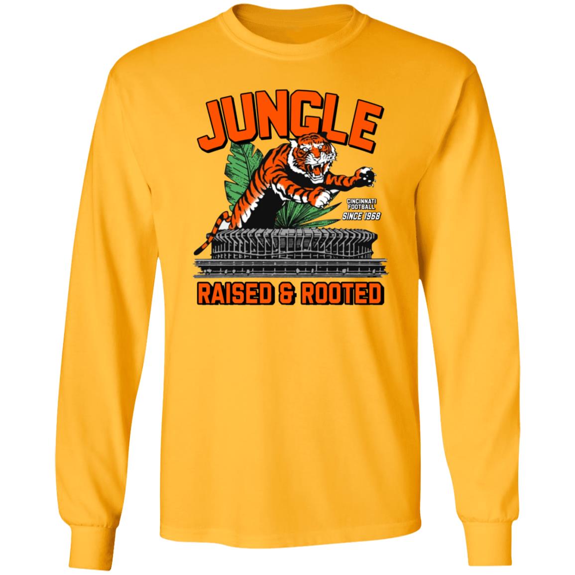 Jungle Raised Rooted Shirt Drew Garrison Jungle Raised Rooted Shirt Hoodie Sweatshirt - Teechipus