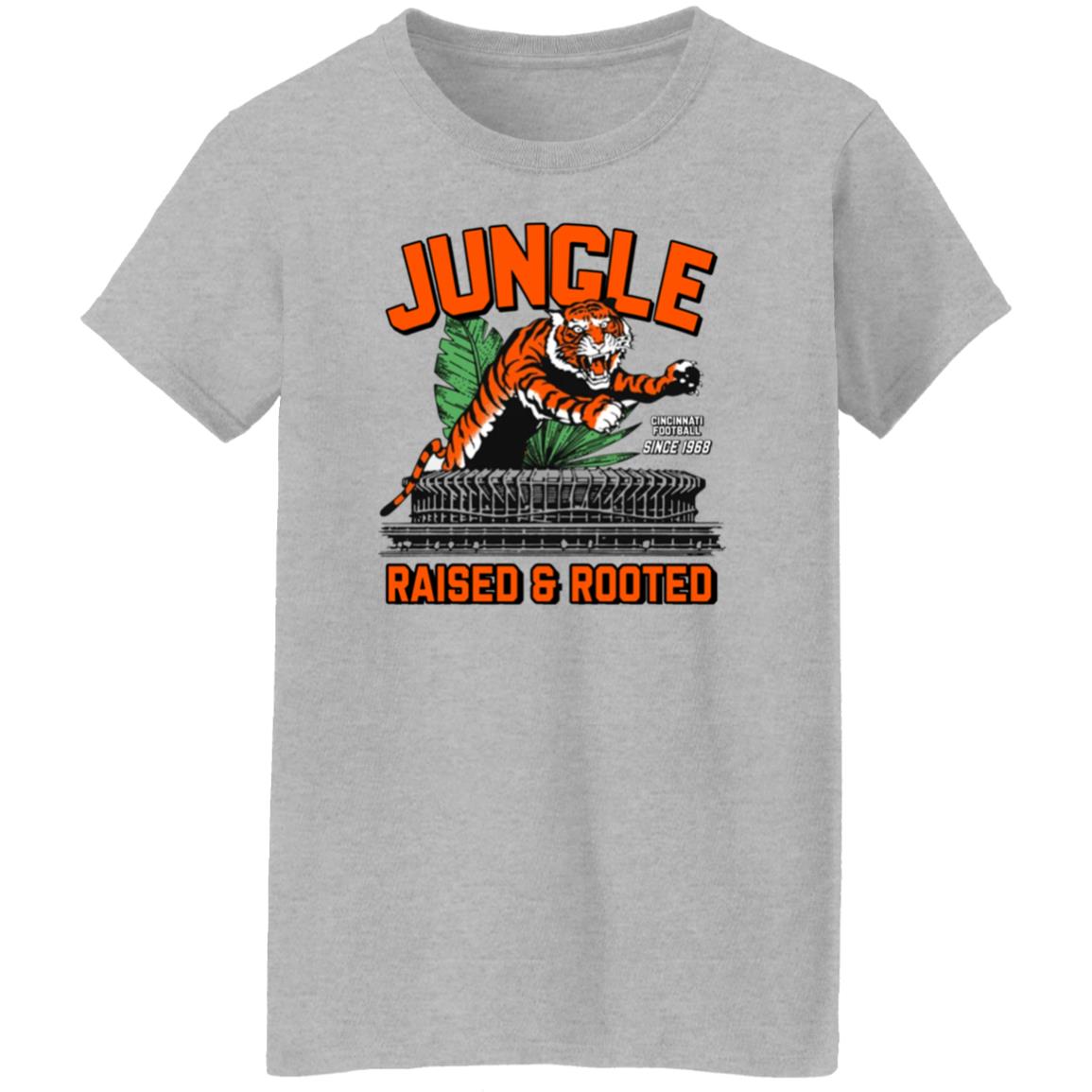 Jungle Raised Rooted Shirt Drew Garrison Jungle Raised Rooted Shirt Hoodie Sweatshirt - Teechipus