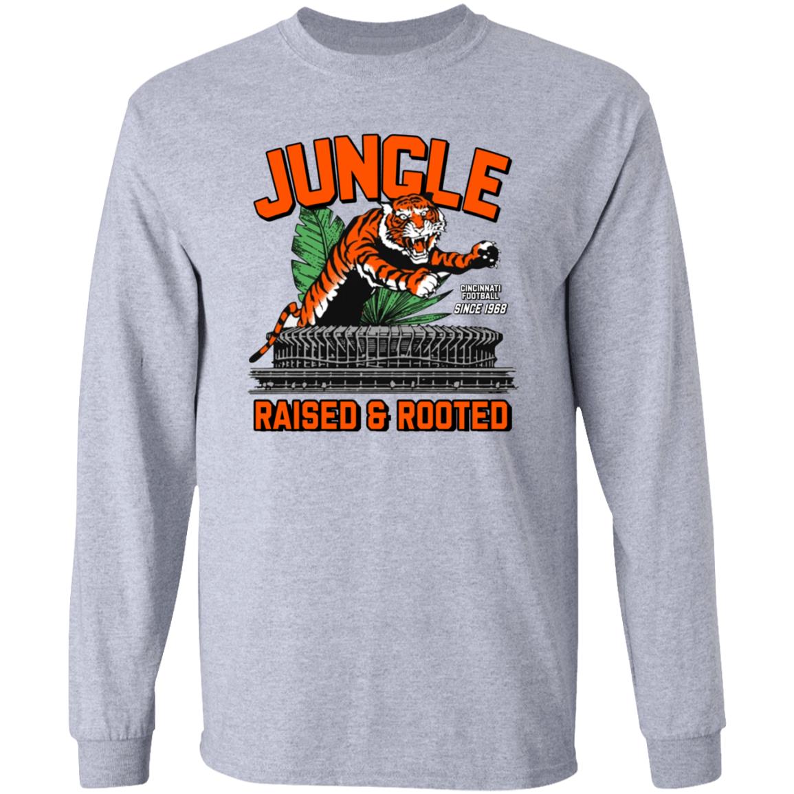 Jungle Raised Rooted Shirt Drew Garrison Jungle Raised Rooted Shirt Hoodie Sweatshirt - Teechipus