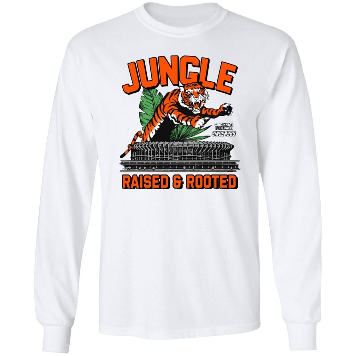 Jungle Raised Rooted Shirt Drew Garrison Jungle Raised Rooted Shirt Hoodie Sweatshirt - Teechipus