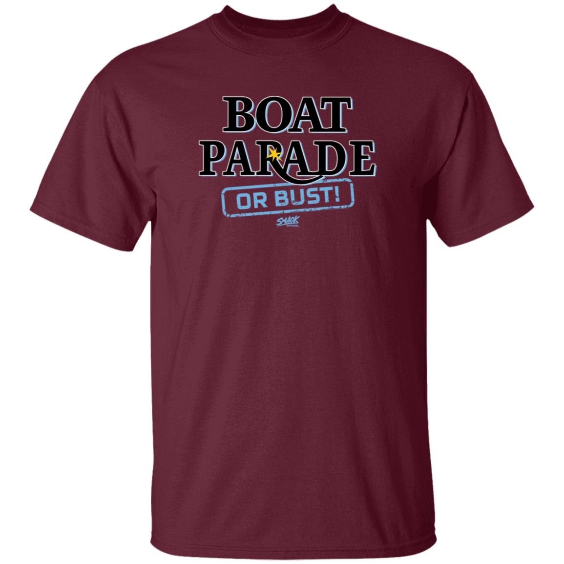 Boat Parade Or Bust Shirt Tampa Bay Baseball Fans Smack Apparel Shirt Hoodie Sweatshirt - Teechipus