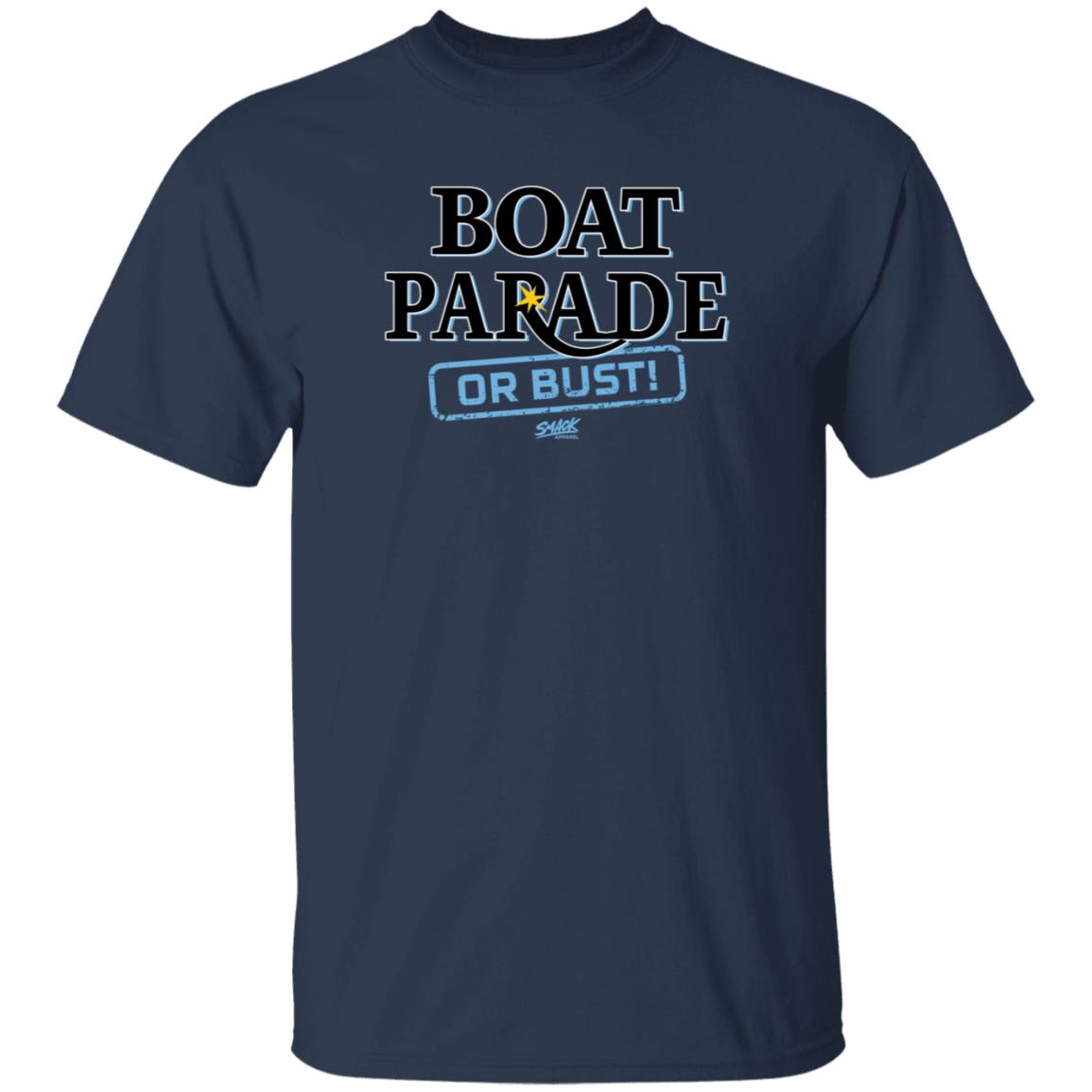 Boat Parade Or Bust Shirt Tampa Bay Baseball Fans Smack Apparel Shirt Hoodie Sweatshirt - Teechipus