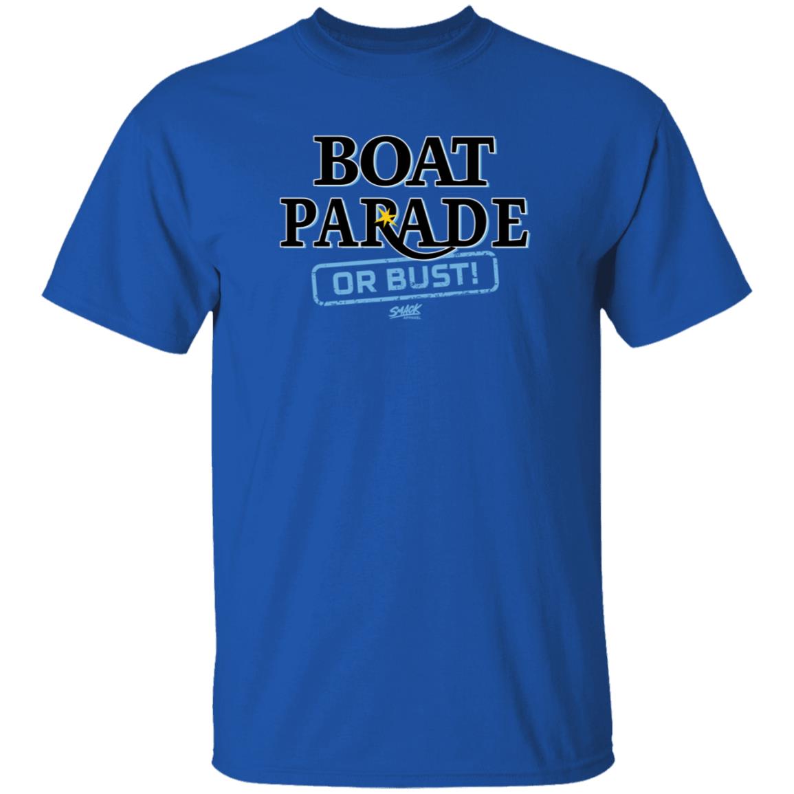 Boat Parade Or Bust Shirt Tampa Bay Baseball Fans Smack Apparel Shirt Hoodie Sweatshirt - Teechipus