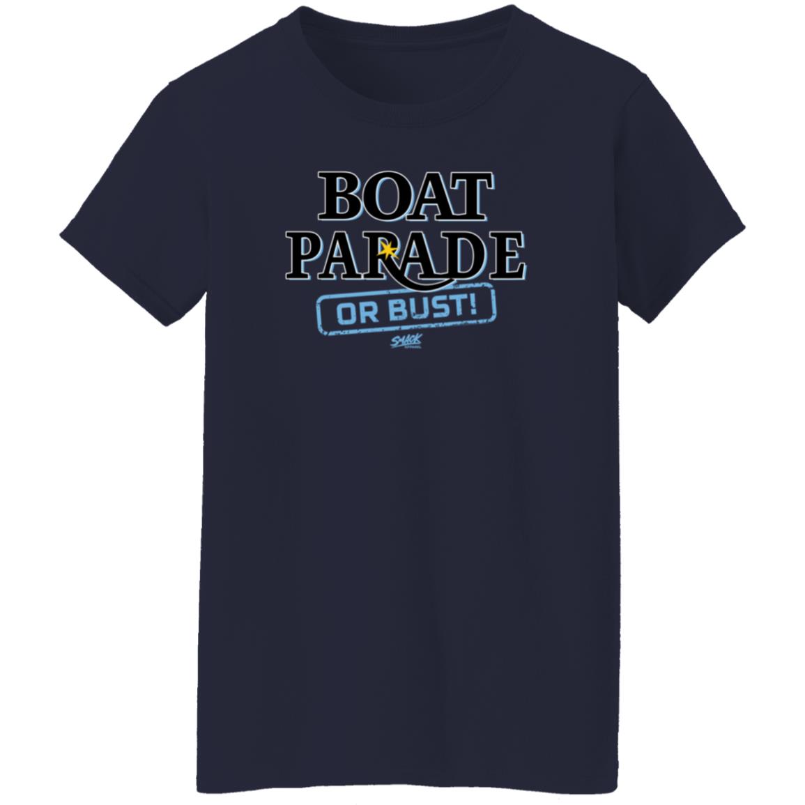 Boat Parade Or Bust Shirt Tampa Bay Baseball Fans Smack Apparel Shirt Hoodie Sweatshirt - Teechipus