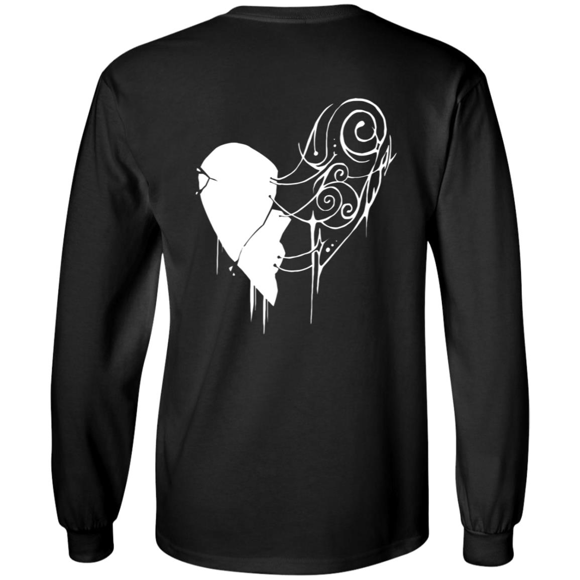 Sad Ist Store Sad Ist Embroidered Two Halves Hoodie Shirt Sweatshirt - Teechipus