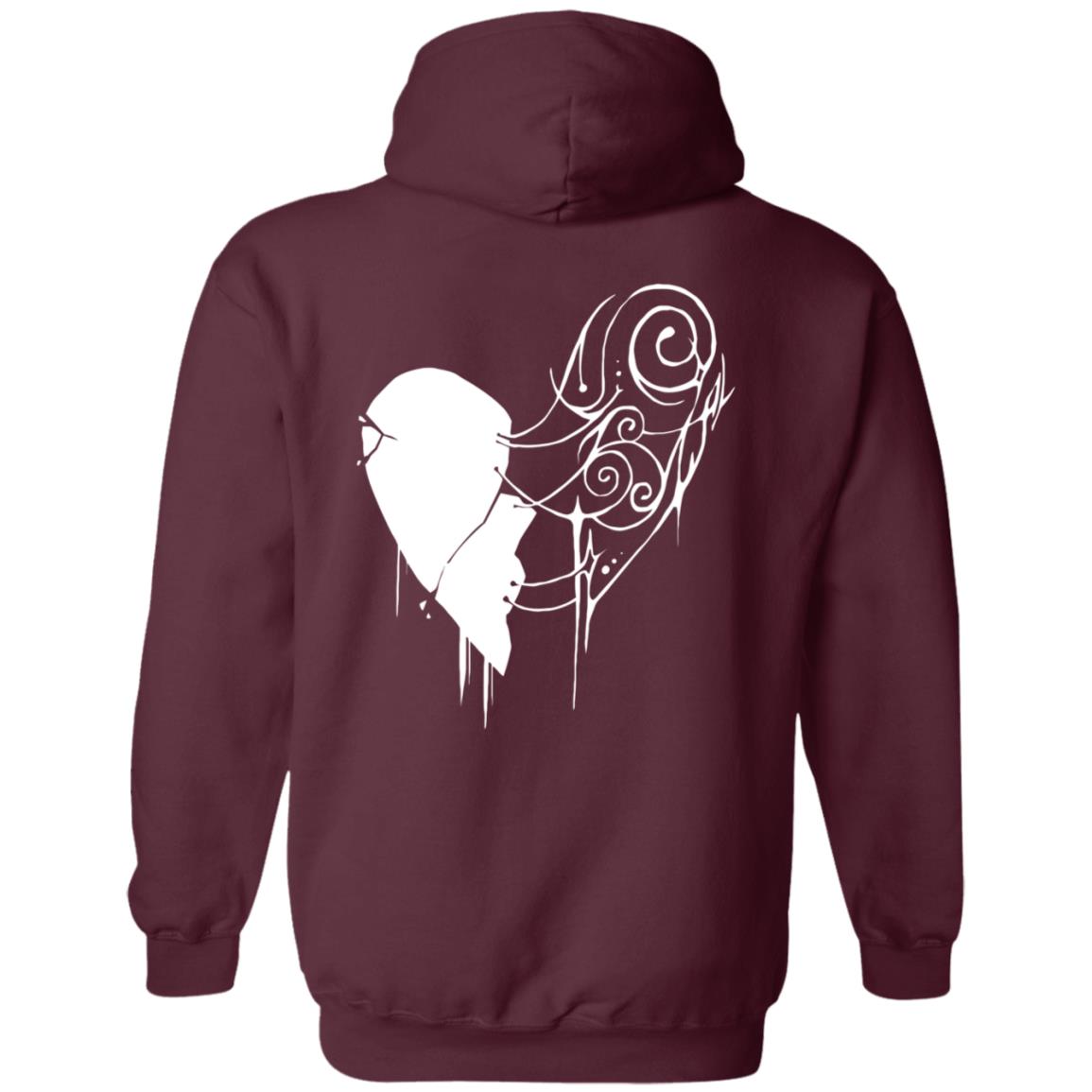 Sad Ist Store Sad Ist Embroidered Two Halves Hoodie Shirt Sweatshirt - Teechipus