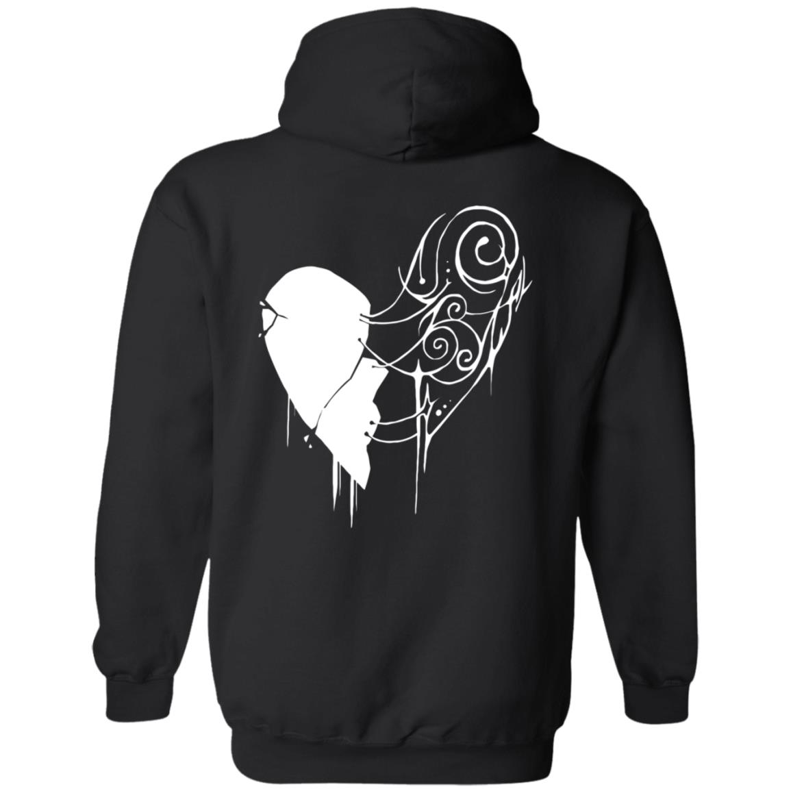 Sad Ist Store Sad Ist Embroidered Two Halves Hoodie Shirt Sweatshirt - Teechipus