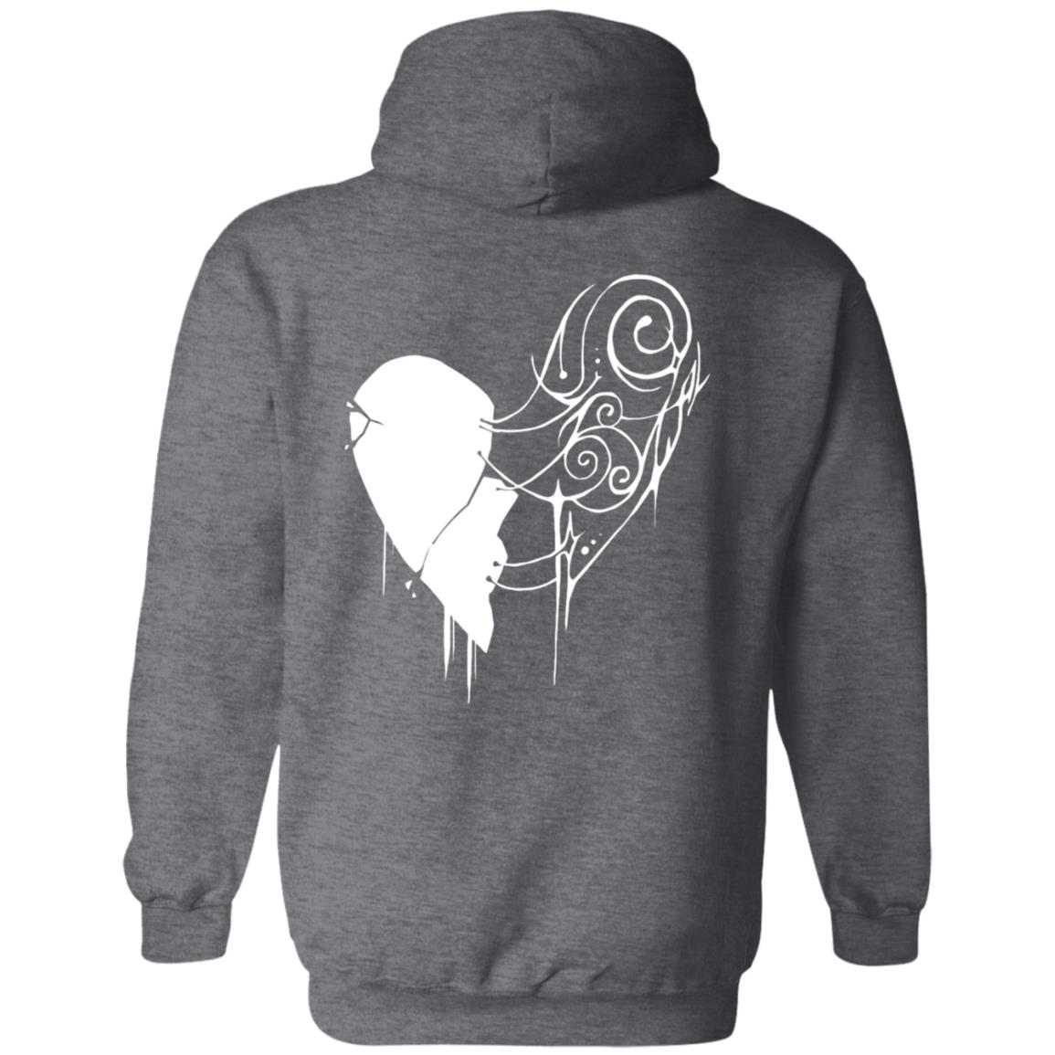 Sad Ist Store Sad Ist Embroidered Two Halves Hoodie Shirt Sweatshirt - Teechipus