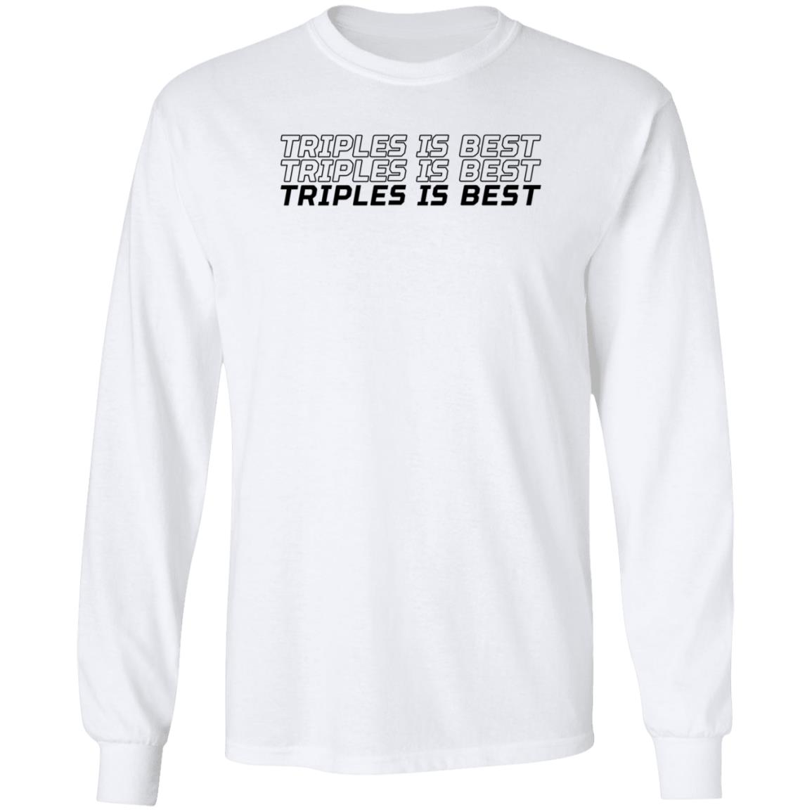 Triples Is Best Shirt Danya Triples Is Best Shirt Hoodie Sweatshirt - Teechipus