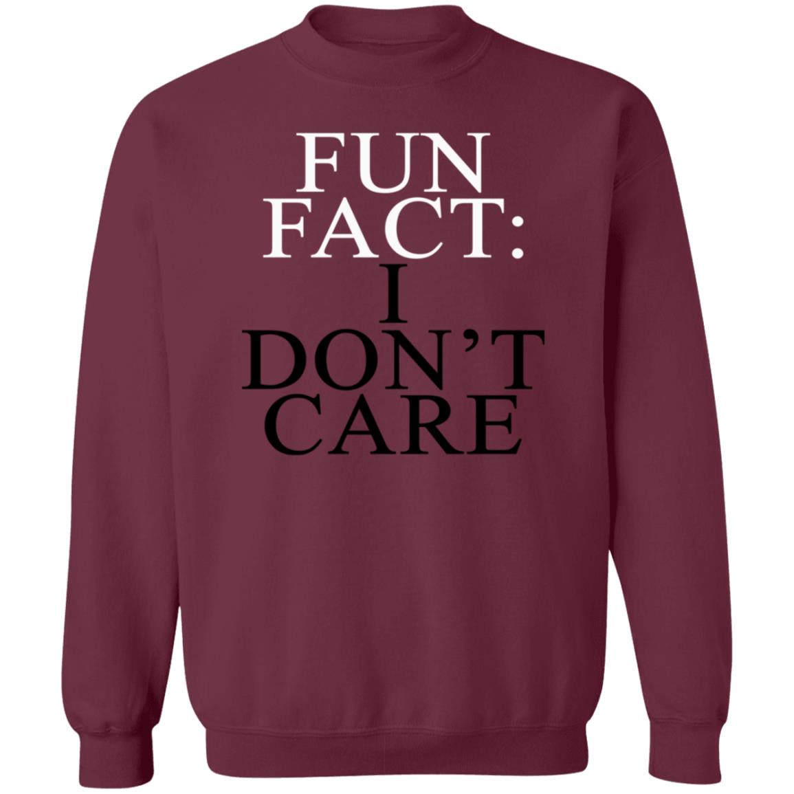 Fun Fact I Don't Care Shirt Josieave Fun Fact I Don't Care Shirt Hoodie Sweatshirt - Teechipus