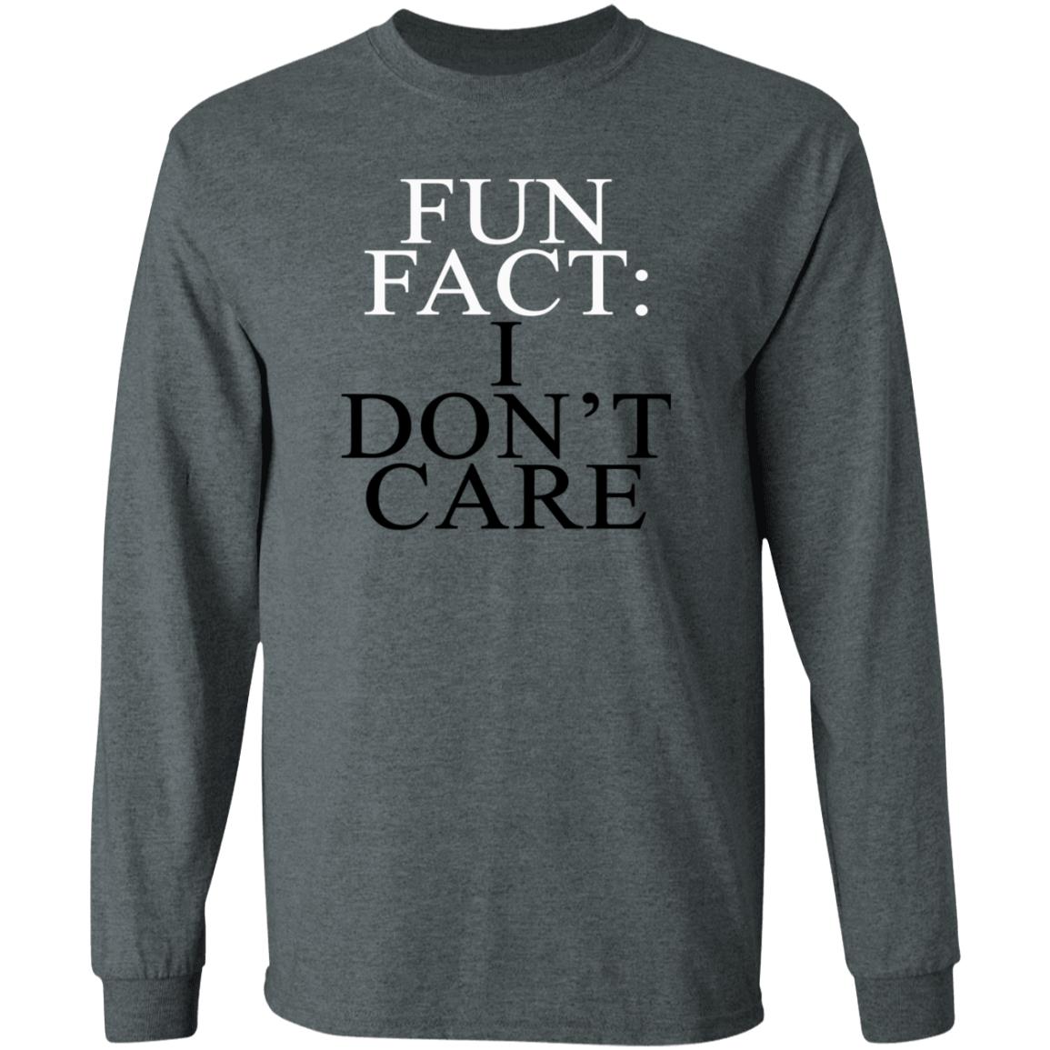 Fun Fact I Don't Care Shirt Josieave Fun Fact I Don't Care Shirt Hoodie Sweatshirt - Teechipus