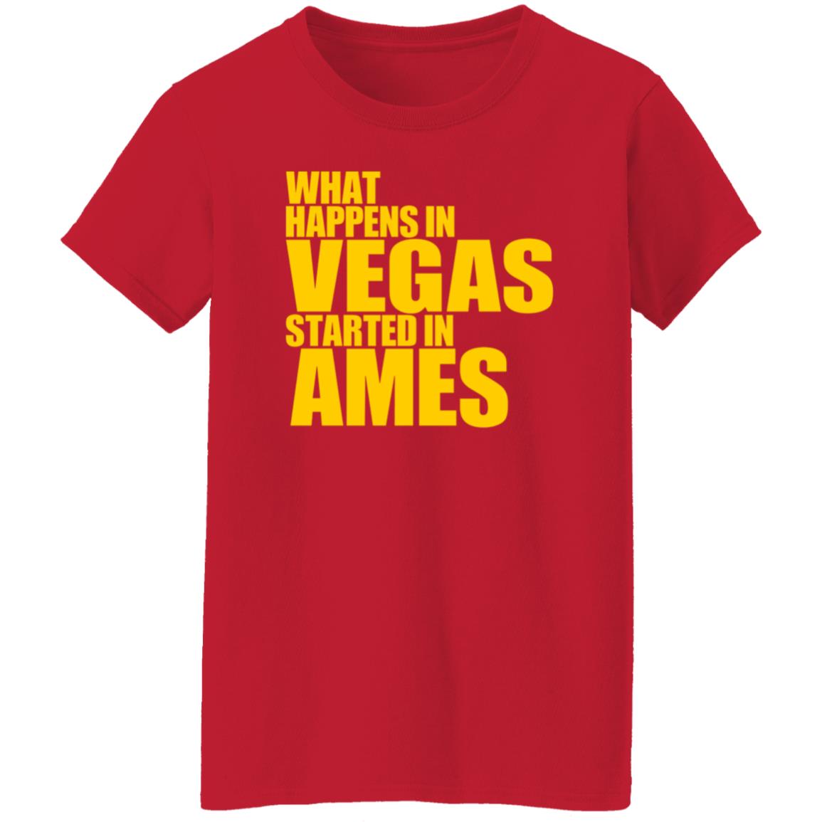 What Happens In Vegas Started In Ames Shirt Travisclones What Happens In Vegas Started In Ames Shirt Hoodie Sweatshirt - Teechipus