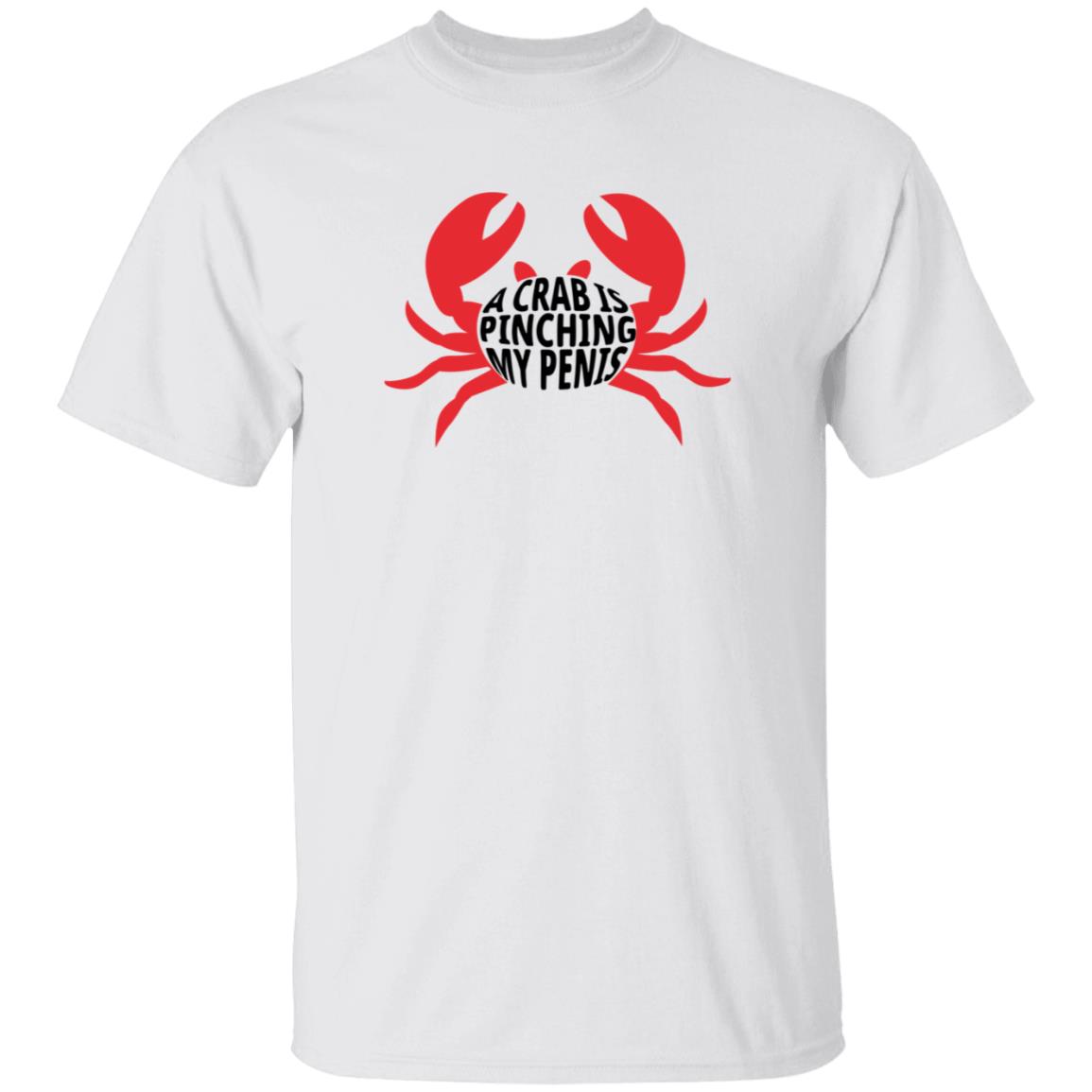 A Crab Is Pinching My Penis Shirt - Teechipus