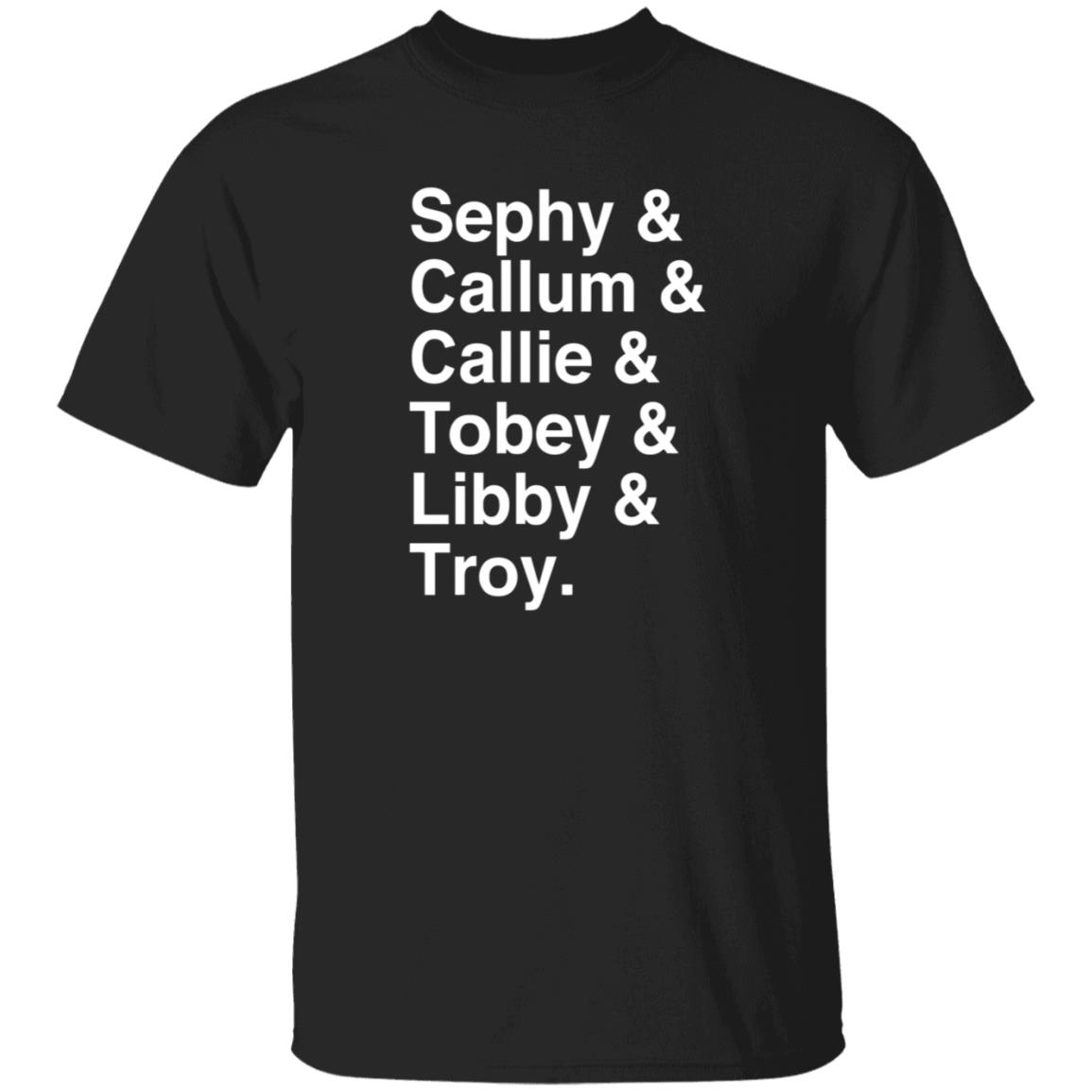 Sephy Callum Callie Tobey Libby Troy Shirt Malorieblackman Sephy Callum Callie Tobey Libby Troy Shirt - Teechipus