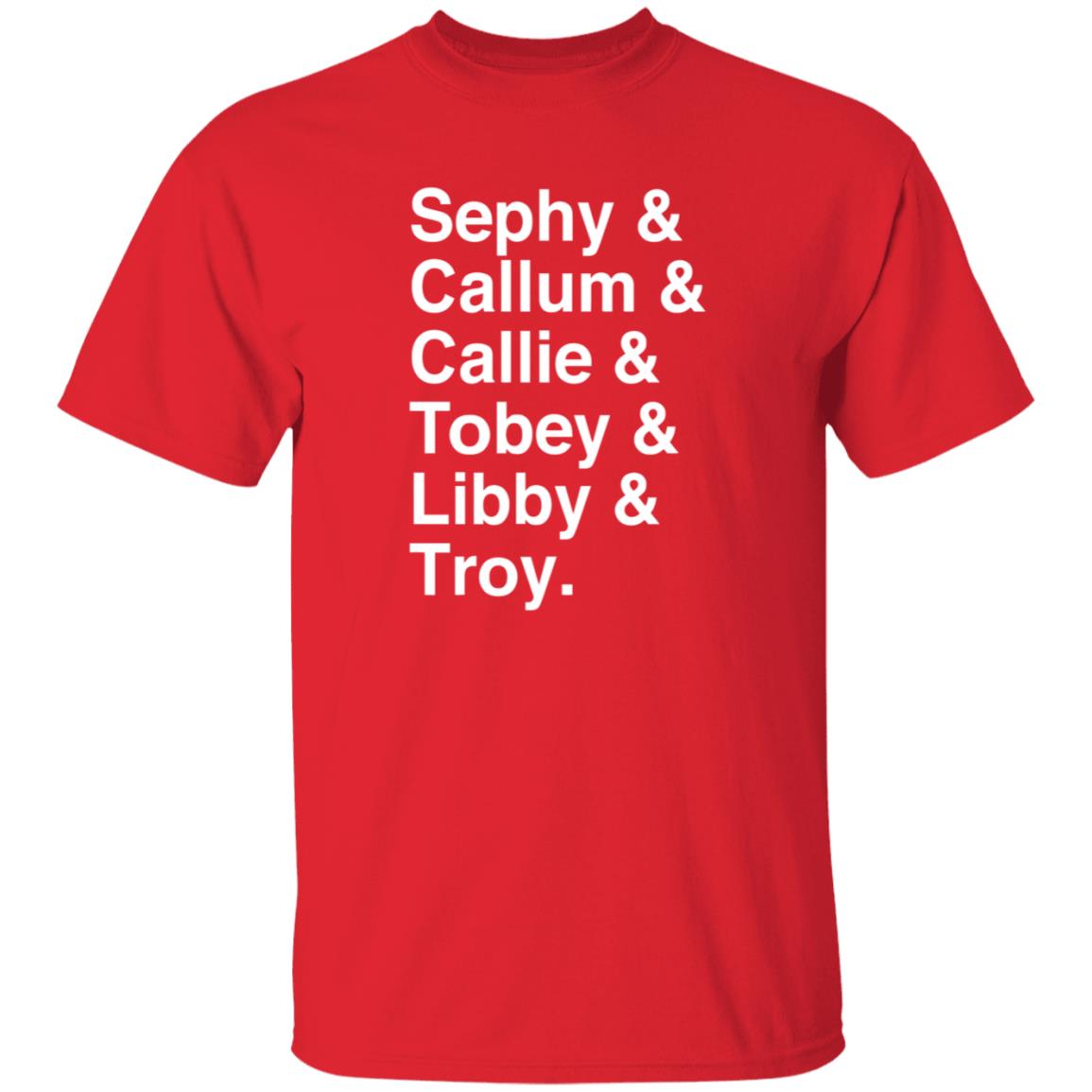 Sephy Callum Callie Tobey Libby Troy Shirt Malorieblackman Sephy Callum Callie Tobey Libby Troy Shirt - Teechipus