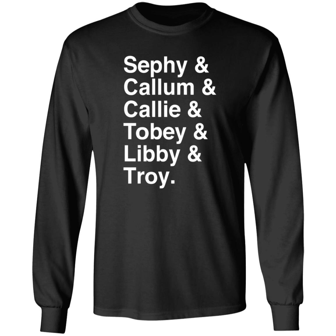 Sephy Callum Callie Tobey Libby Troy Shirt Malorieblackman Sephy Callum Callie Tobey Libby Troy Shirt - Teechipus