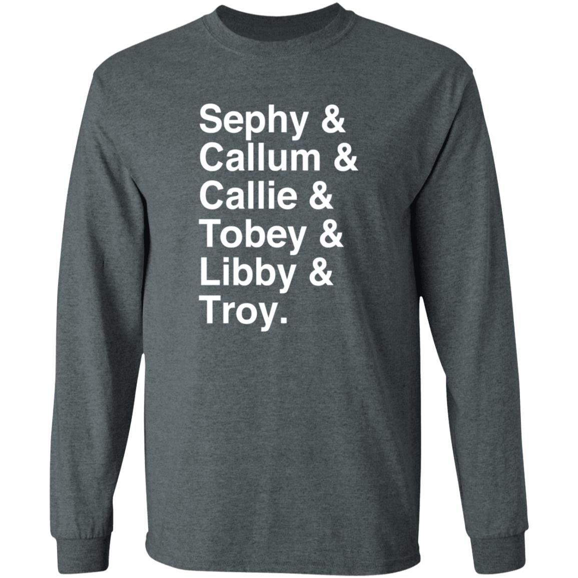 Sephy Callum Callie Tobey Libby Troy Shirt Malorieblackman Sephy Callum Callie Tobey Libby Troy Shirt - Teechipus