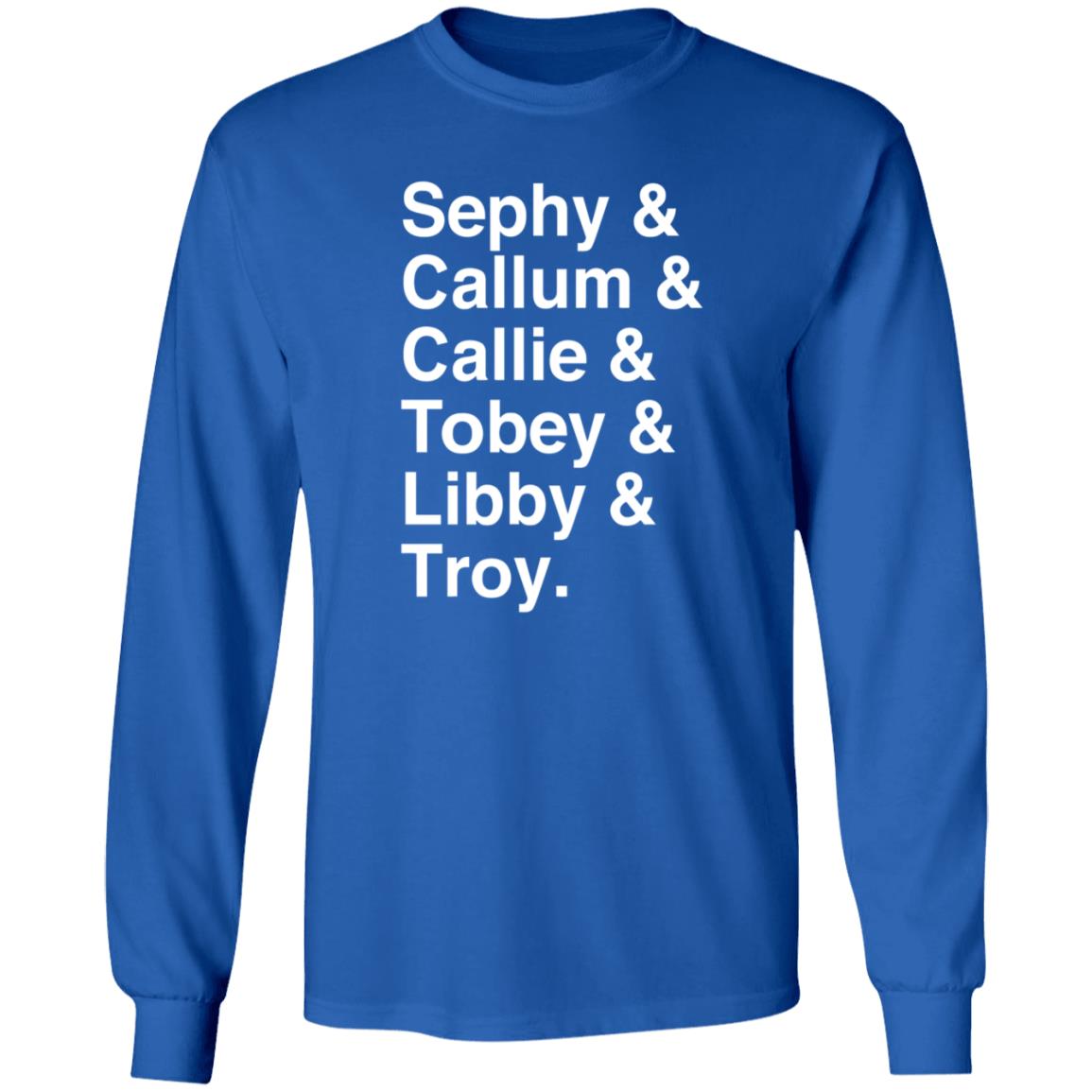 Sephy Callum Callie Tobey Libby Troy Shirt Malorieblackman Sephy Callum Callie Tobey Libby Troy Shirt - Teechipus