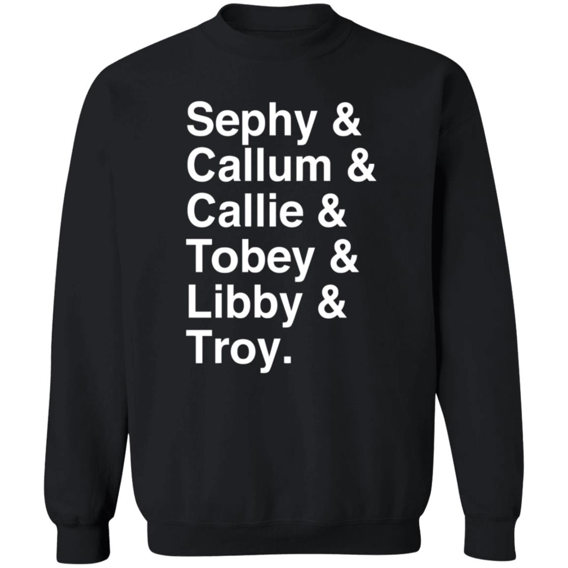 Sephy Callum Callie Tobey Libby Troy Shirt Malorieblackman Sephy Callum Callie Tobey Libby Troy Shirt - Teechipus