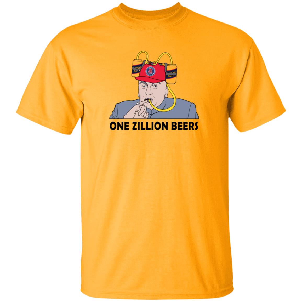 One Zillion Beers Shirt Taylor Heinicke - Teechipus