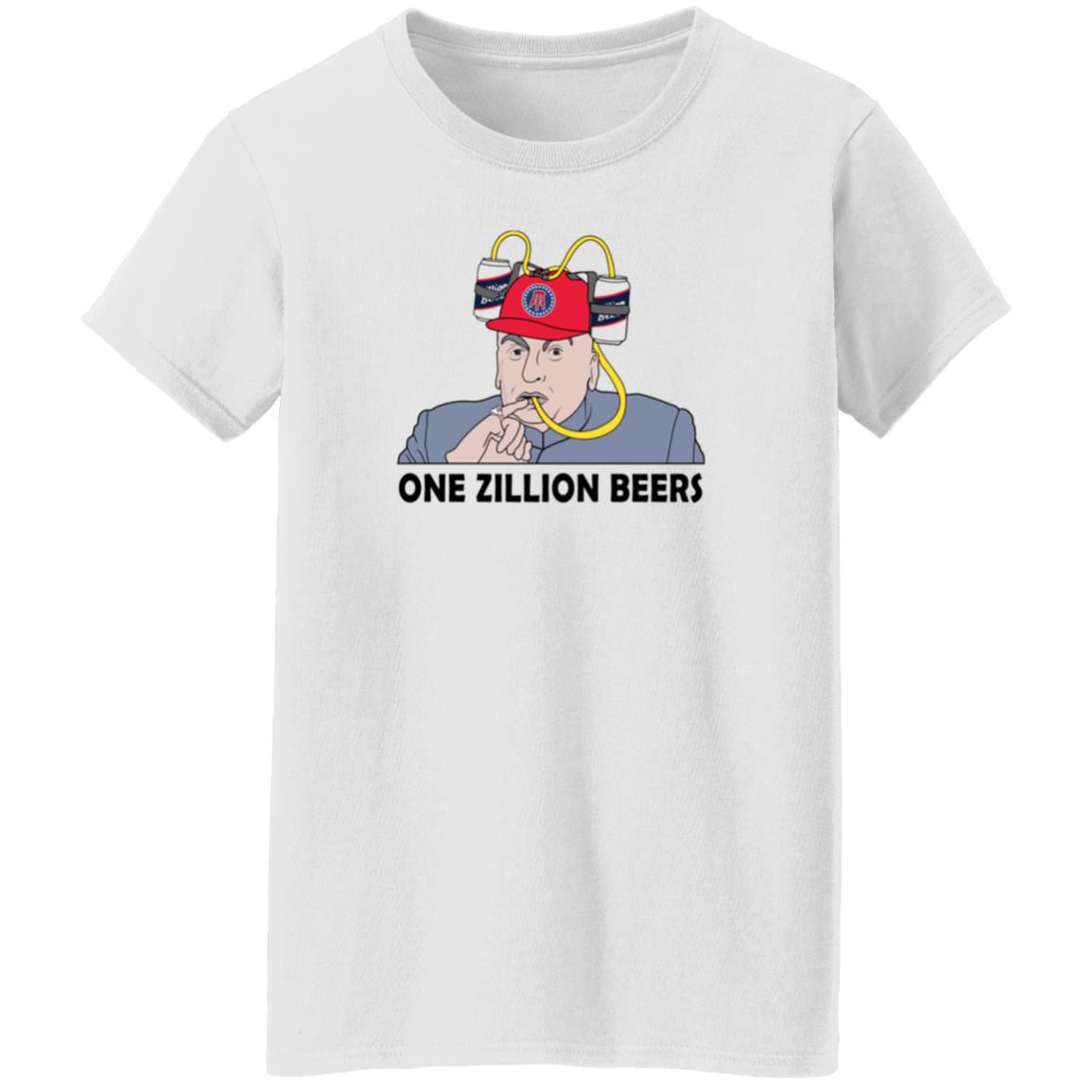 One Zillion Beers Shirt Taylor Heinicke - Teechipus