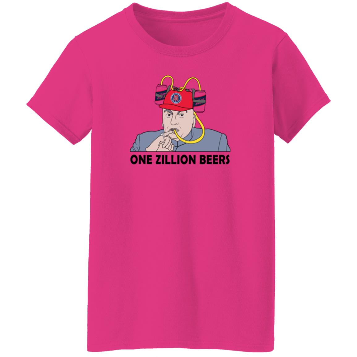 One Zillion Beers Shirt Taylor Heinicke - Teechipus