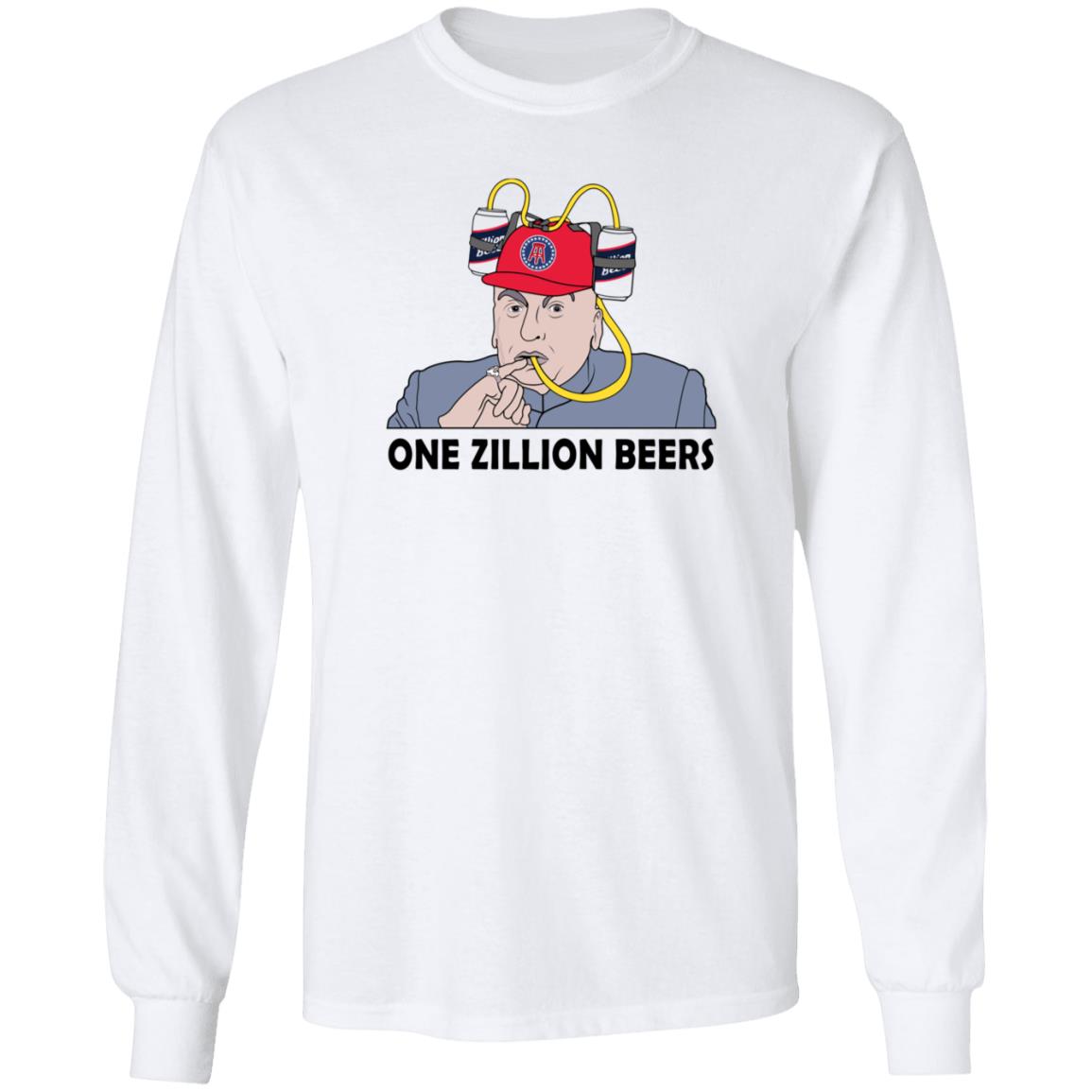 One Zillion Beers Shirt Taylor Heinicke - Teechipus