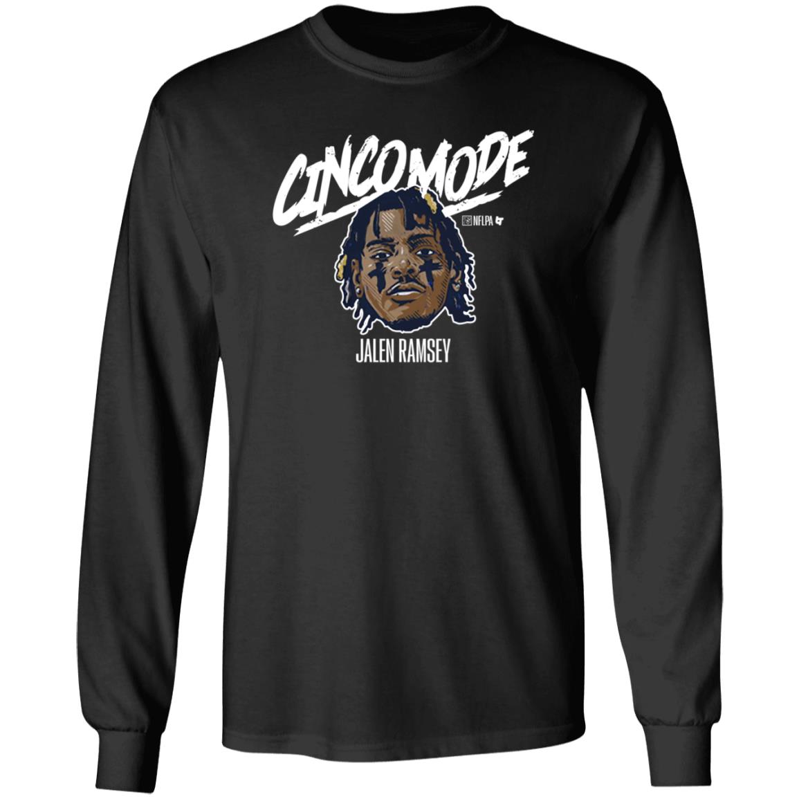 Jalen Ramsey Cinco Mode Shirt BreakingT Store Rams Fan Can Go ‘Cinco Mode’ With Jalen Ramsey Shirt Hoodie - Teechipus