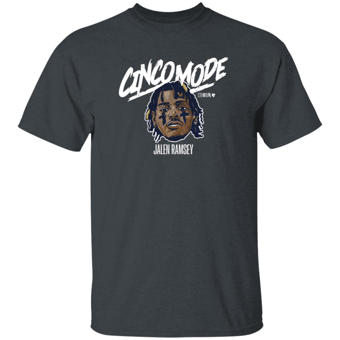 Jalen Ramsey Cinco Mode Shirt BreakingT Store Rams Fan Can Go ‘Cinco Mode’ With Jalen Ramsey Shirt Hoodie - Teechipus