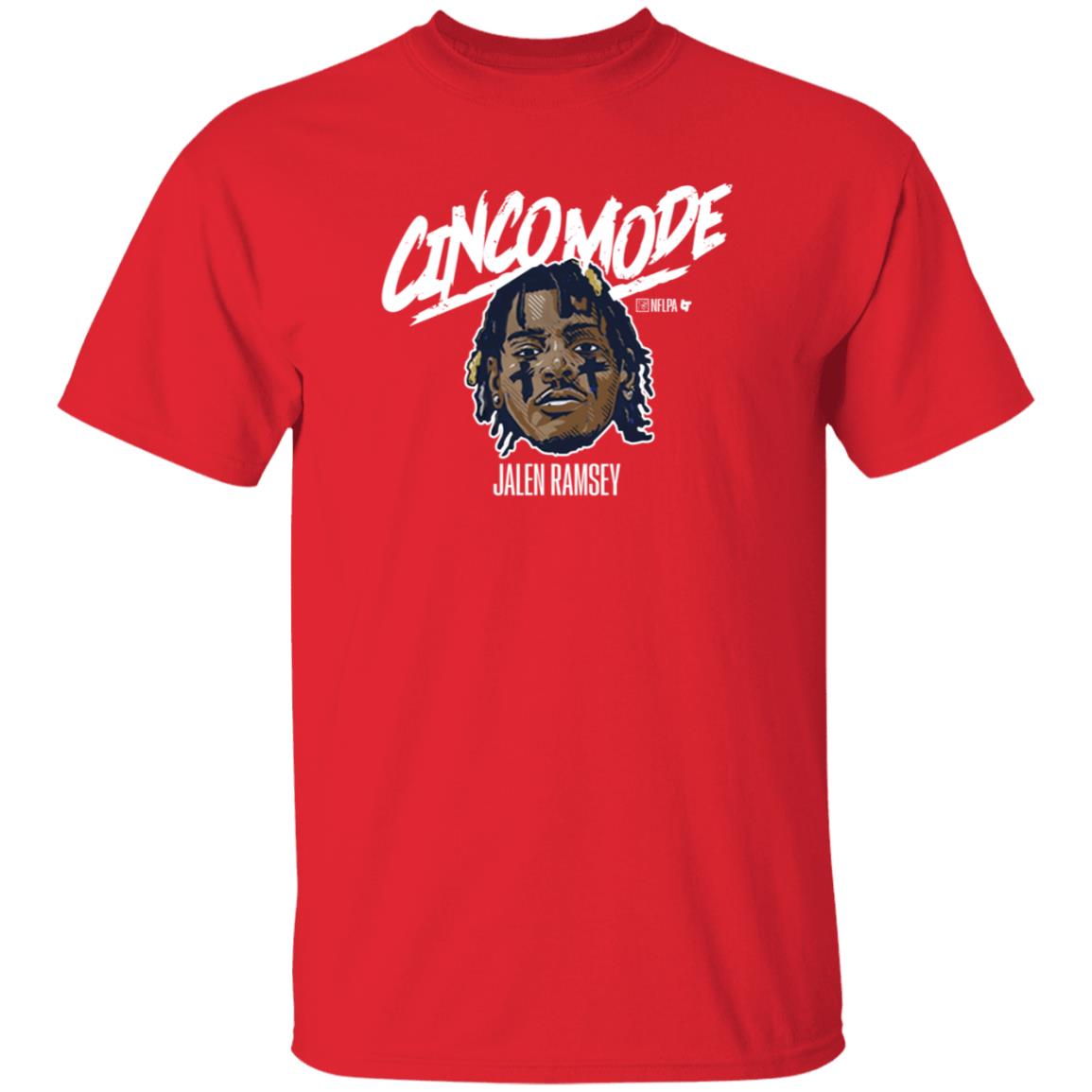 Jalen Ramsey Cinco Mode Shirt BreakingT Store Rams Fan Can Go ‘Cinco Mode’ With Jalen Ramsey Shirt Hoodie - Teechipus