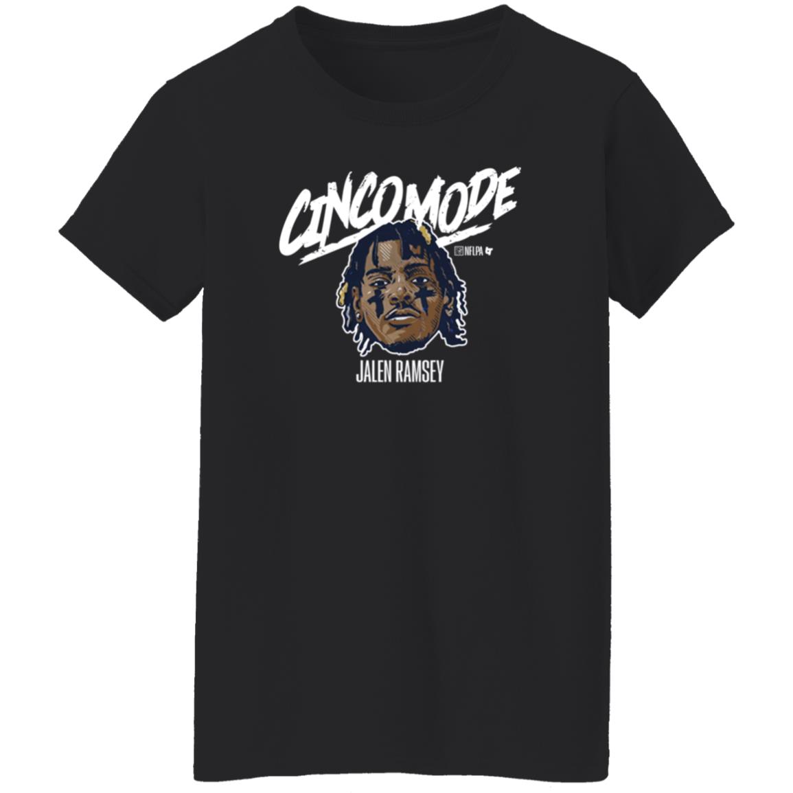 Jalen Ramsey Cinco Mode Shirt BreakingT Store Rams Fan Can Go ‘Cinco Mode’ With Jalen Ramsey Shirt Hoodie - Teechipus
