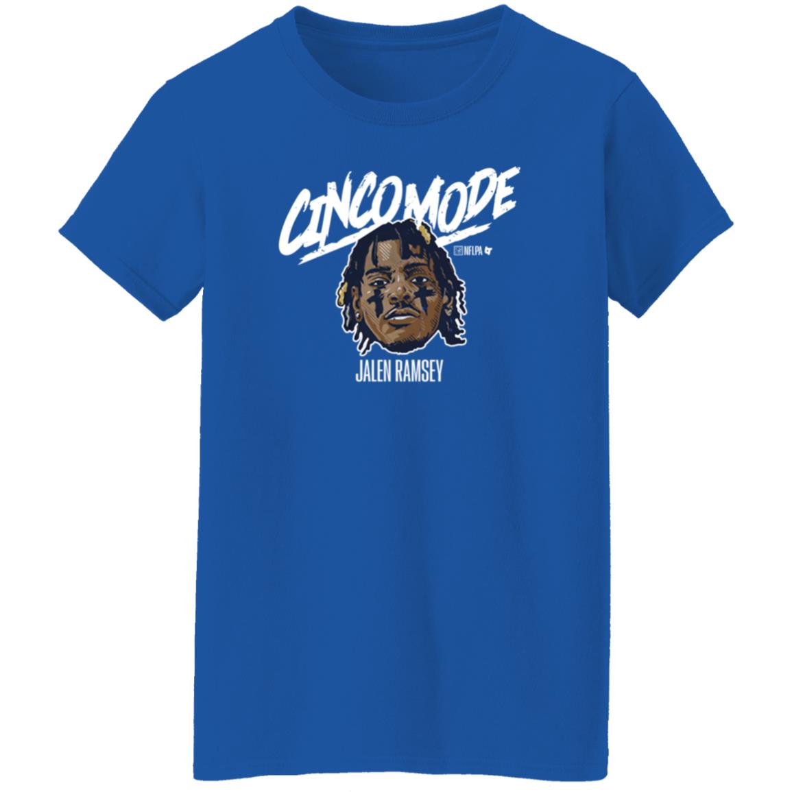 Jalen Ramsey Cinco Mode Shirt BreakingT Store Rams Fan Can Go ‘Cinco Mode’ With Jalen Ramsey Shirt Hoodie - Teechipus