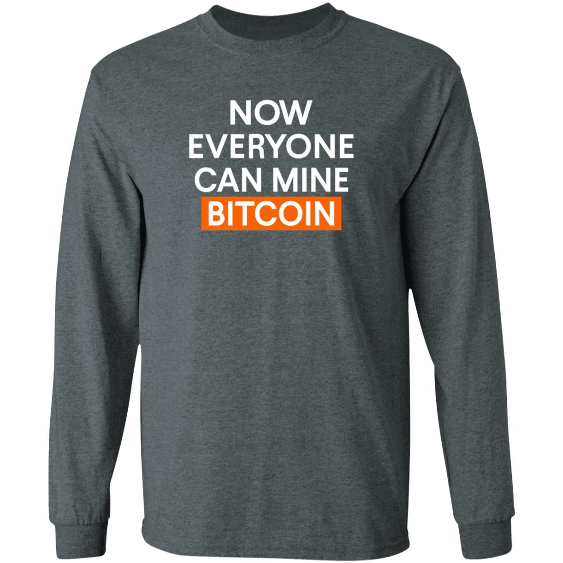 Now Everyone Can Mine Bitcoin Shirt Bitcoinblakee Now Everyone Can Mine Bitcoin Shirt - Teechipus