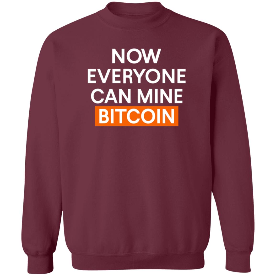 Now Everyone Can Mine Bitcoin Shirt Bitcoinblakee Now Everyone Can Mine Bitcoin Shirt - Teechipus