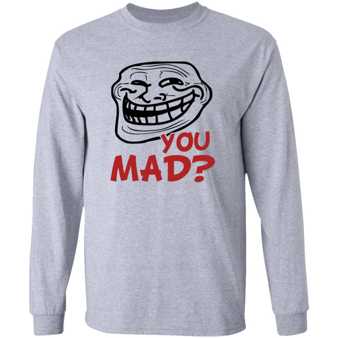 You Mad Shirt Face Comic You Mad Shirt Hoodie Sweatshirt - Teechipus